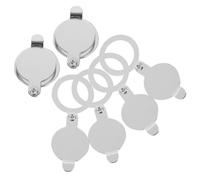 6 Pezzi Copertura per Spioncino in Rame Pieno, Protezione Privacy | Spioncino e Visore Porta, Accessorio Hardware, Finitura Lucida, Anti Sguardi, per Hotel e Casa