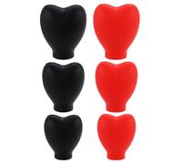 6 Pezzi Coperture Protettive per Pennelli da Make-up in Silicone | Chiusura Ventosa, Misure Incluse, Protezione da Polvere e Acqua, per Borse Cosmetiche e Viaggio