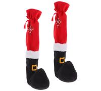 6 Pezzi Coprigambe Per Sedia Natalizi Antiscivolo Per E