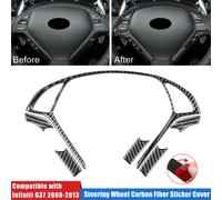 6 pezzi coprivolante telaio trim per Infiniti G37 G35 08-13 Q60