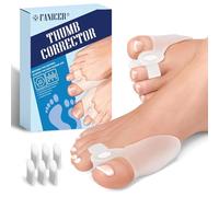 6 Pezzi Correttore Separatore in Morbido Silicone, Divaricatore Separatore Correttivo Donna e Uomo, Distanziatore Raddrizza Dita a Martello, Piedi Protettore Supporto,Divaricare e Allungare le Dita