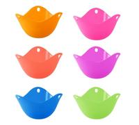 6 Pezzi Cottura Uova In Camicia, Silicone Egg Poacher Cuoci Uova Microonde, Cuoci uova Microonde, Tazze per uova In Camicia, Stampi per Uovas Bollenti Sode per Pentole Vaporiera