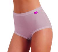6 slip alto culotta da donna in cotone e modal Art. 787 colore Cipria misure anche calibrate - JADEA (6 (XL))