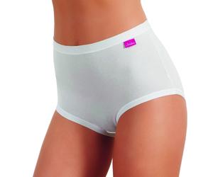 6 Pezzi Culotte Donna Jadea 787 a Vita Alta in Cotone Modal