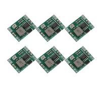 6 Pezzi DC-DC 3A Step Down Buck, Ultra Piccolo DC-DC 3A, Piccolo Regolabile Alimentatore Step-Down Module, Convertitore buck DC - DC 24V 12V da 9V a 5V, Alimentazione Fai da Te e Modelli di Volo