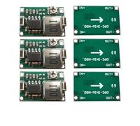 6 Pezzi DC-DC Step Down Converter Mini 360, Buck Converter 4,75-23V a 1-17V, 3A Regolatore di Tensione Regolabile di Alta Qualità per Progetti DIY, Alimentazione Veicoli, Modellismo e Comunicazione