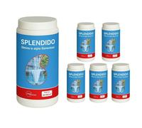 6 Pezzi di Antialghe per Laghetti e Bacini in Polvere Dose per 120000 Litri