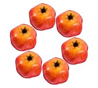 6 pezzi di artificiale, frutta finta, in schiuma realistica