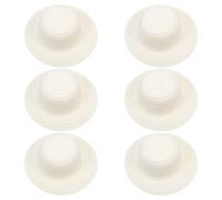 6 pezzi di cappelli non finiti fai -da -te per cappelli di paglia di graffiti