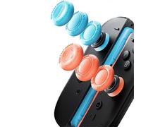 6 pezzi di cappucci in silicone per levette analogiche compatibili con Switch 2, copri pulsanti compatibili