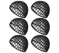 6 Pezzi Di Cappuccio Per Capelli A Maglie, Cappello A Maglia, Cappello Da Donna, Cappello Da Casa, Adatto Per Dormire, Bellezza E Vita Quotidiana.