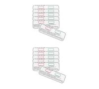 6 pezzi di carte per rilevamento UVA Strisce reattive UVC-UVA Carte per test