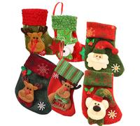 6 pezzi di ciondoli per le calze di natale per le calze di caramelle.