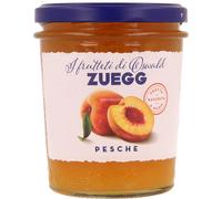 6 pezzi di confettura di pesche zuegg in barattolo - 320 gr