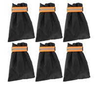 6 pezzi di copertura invernale per rubinetto protezione antigelo in cotone ispessito per esterni, con strisce riflettenti per la casa (21 * 15 cm)