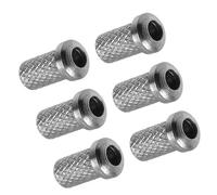 6 Pezzi Di Corde Per Chitarra In Ferro Durevole Che Montano Attraverso Le Boccole Delle Boccole Del Corpo Parti Della Chitarra Chitarra Parte Accessorio (Color : Silver)