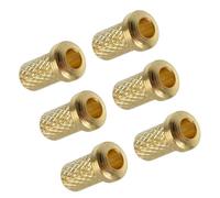 6 Pezzi Di Corde Per Chitarra In Ferro Durevole Che Montano Attraverso Le Boccole Delle Boccole Del Corpo Parti Della Chitarra Accessorio per Chitarra Strumento (Color : Gold)