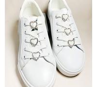 6 pezzi di decorazioni in lega per scarpe fai-da-te con strass a forma di pentagramma e rotonda alla moda HalloweenLega di ferro