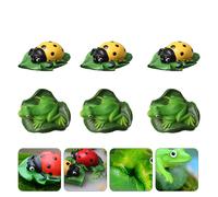 6 pezzi di decorazioni per paesaggi per animali per animali da 6 pezzi.