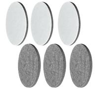 6 pezzi di feltro per lucidatura da 125 mm, per levigatrice orbitale Bosch, tamponi lucidanti per auto, in velcro, per lucidatrice eccentrica, levigatrice