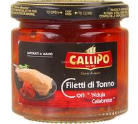 6 pezzi di filetti di tonno con 'nduja calabrese callipo - 200 gr