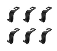 6 Pezzi Di Ganci Per Sedili Per Auto, Ganci Di Plastica Durevoli, Forniture Di Stoccaggio Per Articoli Per Auto, Accessori Per Auto.