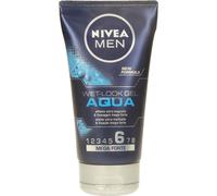 6 pezzi di gel aqua nivea men effetto ultra bagnato fissaggio mega forte - 150ml