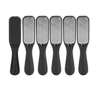 6 Pezzi di Lime Per Piedi in Acciaio Inossidabile Per Rimozione Calli, Lime Per Piedi a Doppia Faccia, Scrubber Per Piedi, Pedicure, Scrubber Delicato Per Piedi, Strumento Per La Cura Quotidiana dei P