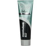 6 pezzi di mentadent white now detox carbone 75ml