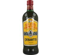 6 pezzi di olio extra vergine di oliva de santis 100% italiano - 1l