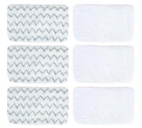6 Pezzi Di Panno For Scopa A Vapore, Compatibile Con Bissell, PowerFresh Vac E 2747A, 1132 1543 1632 1652 Symphony Vacuum E Modello Serie N. 1252