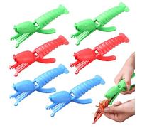 6 pezzi di pelapina di gamberi di gamberi di di di di di per manico di comfort, utensili da cucina divertenti per adulti, bambini, chef, gamberetti e