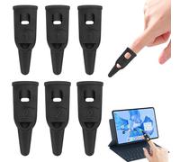 6 pezzi di penna stilo per touchscreen ad alta precisione e sensibilità in silicone, stilo capacitivo adatto per iPad/iPhone/telefoni Android, tablet, tutti i touch screen, adulti e bambini