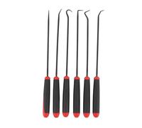 6 pezzi di pick set di ganci anti -slip maniglia anti -slip professionale sigillatura olio automatico o gusto di rimozione della guarnizione ad anello calore trattato in acciaio