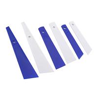 6 pezzi di plastica colla striscio colla raschietto applicatore spalmatori di colla fatti a mano cucito fai da te