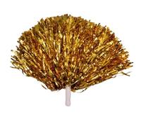 6 pezzi di plastica con doppio foro e manico in metallo for il tifo, pompon, palline da cheerleading, decorazioni for , forniture sportive for club per Venti Sportivi