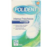 6 pezzi di polident intensa freschezza pulitore per dentiera - 36 compresse