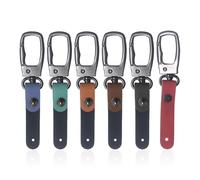 6 Pezzi Di Portachiavi Di Auto, Portachiavi In Pelle, Ciondolo Semplice E Versatile, Accessori Chiave.