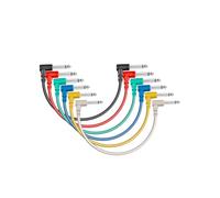 6 pezzi di ricambio per cavi per effetti a pedale per basso elettrico, cavo audio musicale, connettore di riparazione, 15 cm