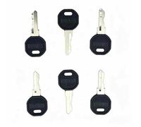 6 pezzi di ricambio per chiave dell'armadio, compatibile con cilindro di bloccaggio EK333, compatibile con EMK, compatibile con APC, compatibile con Hoffman Network Cabinet, adatto per porte RC/SC