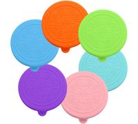 6 pezzi di salsa insalata di coperchi per salsa di salsa insalata.