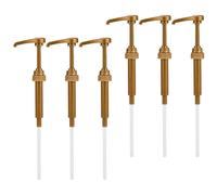 6 pezzi di sciroppo di caffè Pompa di sciroppo Pompa della pompa per la lozione