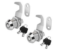 6 pezzi di serratura for cassetta degli attrezzi con chiave, a camma for armadietto da 5/8 pollici uguale, for for vano portaoggetti camper, carrello portautensili, postale Per Cassette Delle Lettere