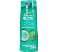 6 pezzi di shampoo purificante garnier fructis pure non-stop coco water per cute