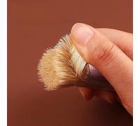 6 Pezzi di Spazzola in Legno, Manico Comodo, Pennello Multifunzione, Accessori Riutilizzabili per La Pittura Artistica Fai-da-Te.