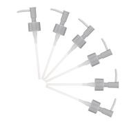 6 pezzi di testa della pompa in plastica: erogatore di bottiglie di sapone per