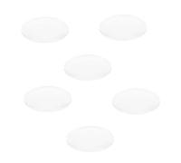 6 pezzi di vetro piatto per orologio da 22,5-25 mm a cupola singola rotonda in vetro 1,7 mm di spessore accessori per orologi