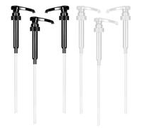 6 Pezzi Dispenser a Pompa per Sciroppo, Dispenser a Pompa