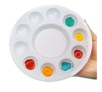 6 pezzi diy Tavolozza dipingere tavolozza artistica acquerelli tavolozza per dipingere pittura Tavolozza di miscelazione