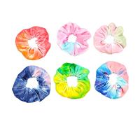 6 pezzi elastici per capelli arcobaleno, corde elastiche per capelli, per capelli durevoli ed eleganti